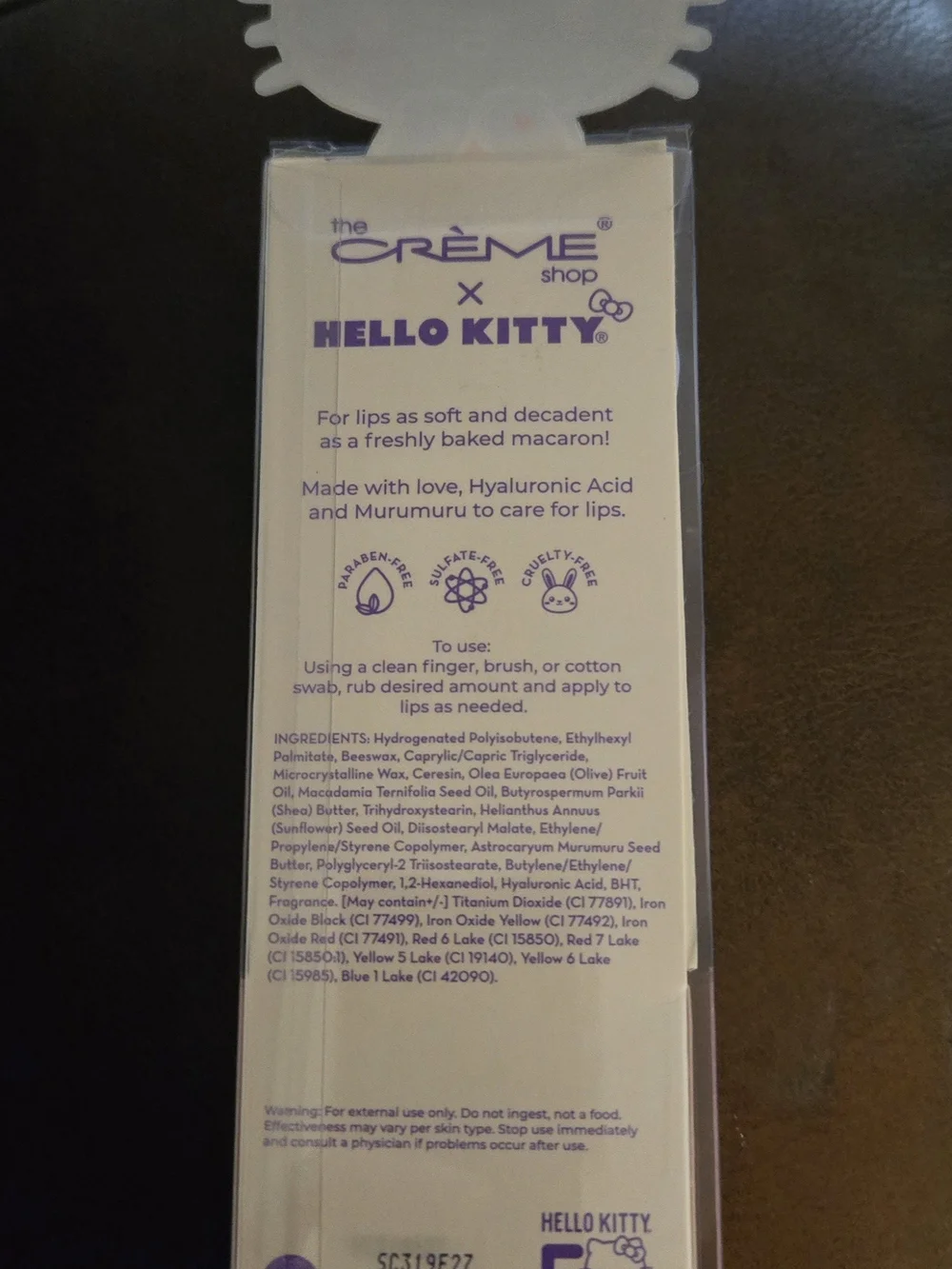 x Hello Kitty Moisturizing Macaron Lip Balm Duo - Pastel Pink & Lavender